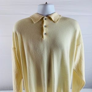Today's Man 100% Merino Cotton Cream Sweater 3XL